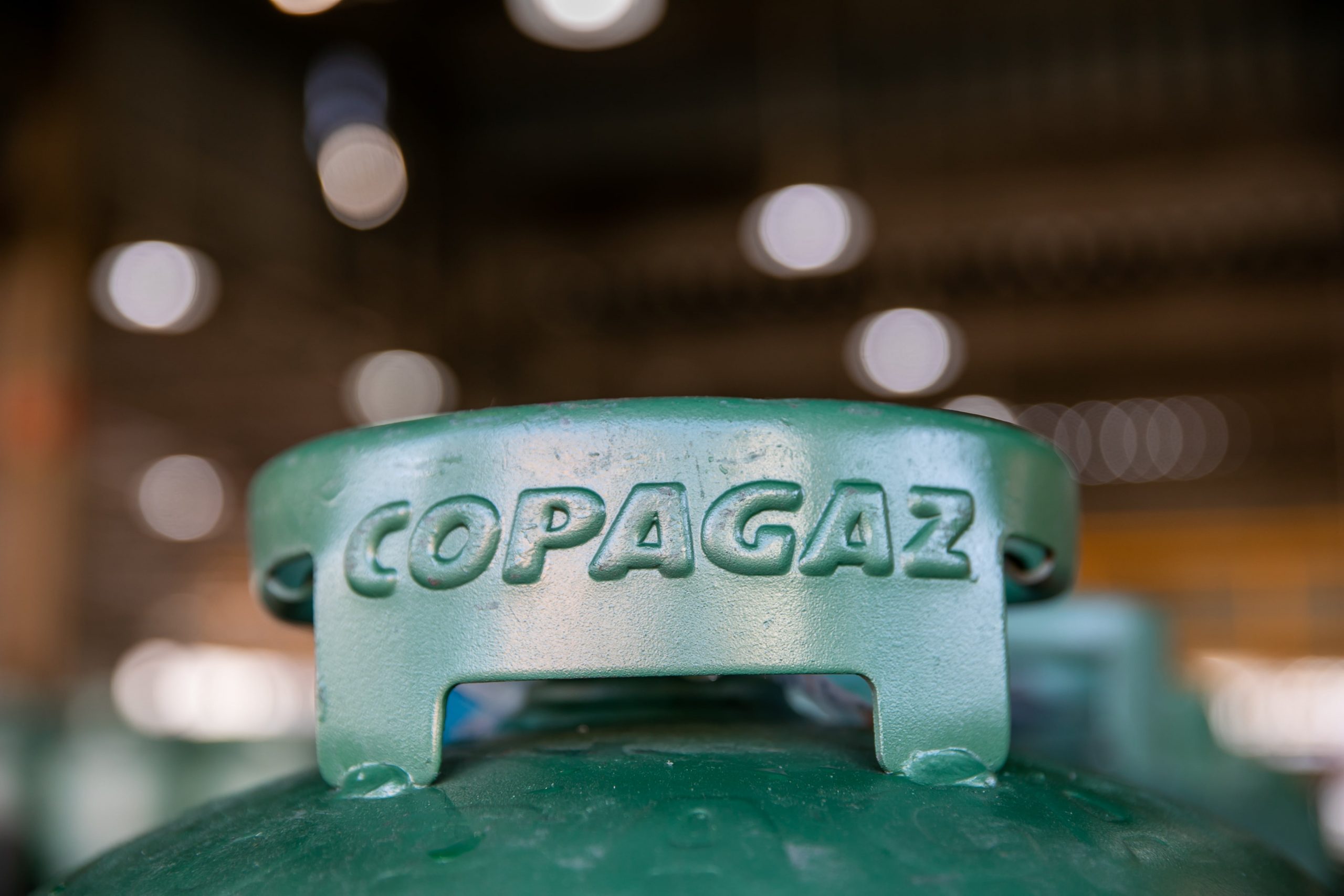 Botijão de gás Copagaz: Válvula de gás